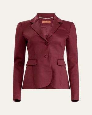 Altuzarra Fenice Single-Breasted Jacket - Purple