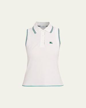 Burberry Martina Pleated Mini Tennis Dress - Natural
