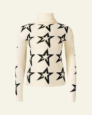 Perfect Moment Star Dust Turtleneck Sweater - Natural