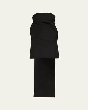 Rohe Sculptural Sash Mini Dress - Black