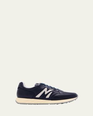 Magnanni Yoki Leather Runner Sneakers - Blue