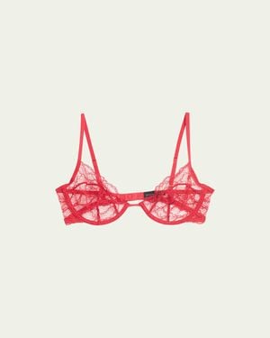 Kiki de Montparnasse Mon Cherie Lace Bra - Pink