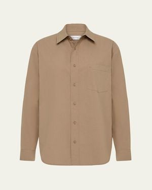 Matteau The Relaxed Button-Front Shirt - Natural
