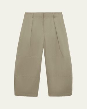 Loewe Curved Leg Pants - Natural