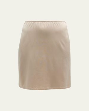 Hanro Satin Deluxe Half Slip - Natural