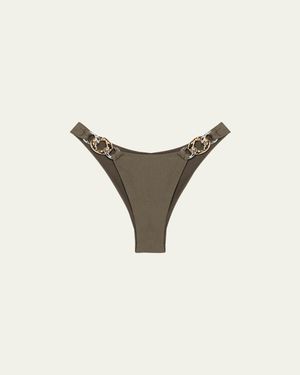 Jonathan Simkhai Athens Chain Bikini Bottoms - Natural