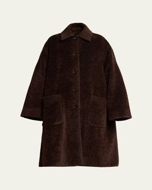 Proenza Schouler Verretta Alpaca-Blend Coat - Black