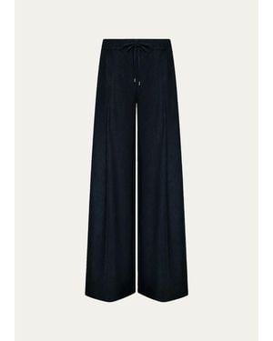 L'Agence Connie Drawstring Pants - Blue