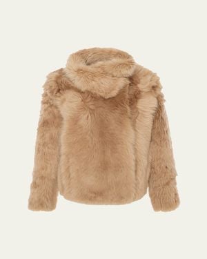 Gorski Reversible Toscana Lamb Shearling Jacket - Natural