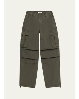 6397 Worn Wide-Leg Cargo Pants - Green