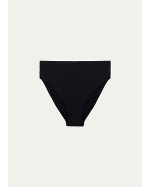 ViX Bela High-Waist Bikini Bottoms - Black