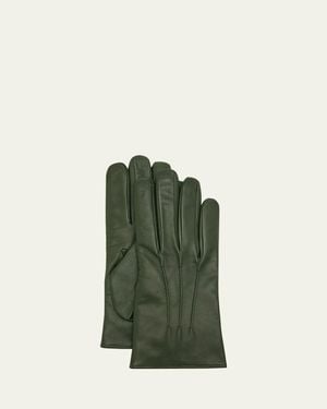 Mario Portolano Nappa Leather Gloves - Green