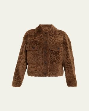 Brunello Cucinelli Shearling Jacket - Brown