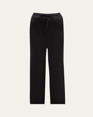 SPRWMN The Kauai Silk Pants - Black