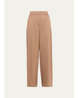 Jonathan Simkhai Flat Front Pants - Natural