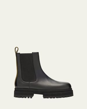 MARIA LUCA Acacia Leather Chelsea Boots - Black
