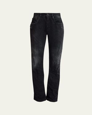 Balenciaga City Straight-Leg Jeans - Blue