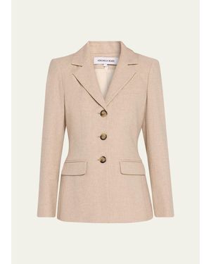 Veronica Beard Raelynn Dickey Jacket - Natural