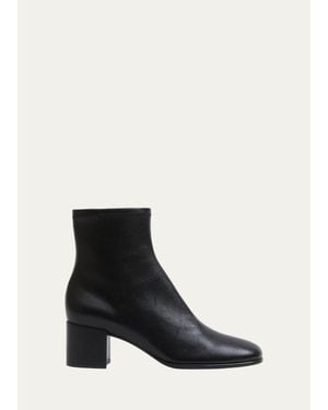 Jonathan Simkhai Bianca Stretch Leather Ankle Boots - White