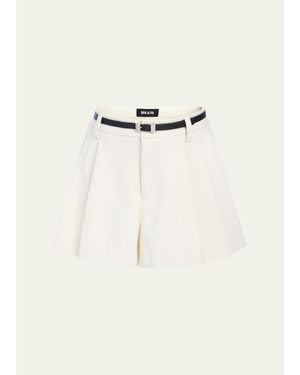 SER.O.YA Carol Tailored Shorts - Natural