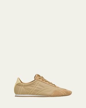 TOTEME Flex Low-Top Runner Sneakers - Natural