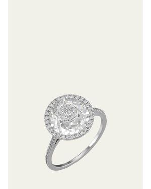 Bhansali 18K 10Mm Halo Ring With Diamonds - White