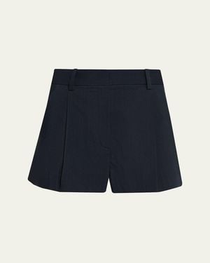 A.L.C. Winston Cotton-Blend Shorts - Blue
