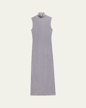 Helmut Lang Turtleneck Tank Dress - White