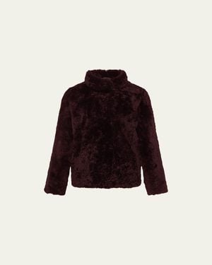 Gorski Sheared Cashmere Goat Overcoat