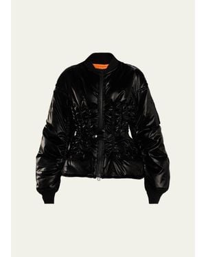 Junya Watanabe Cinched Ruched Jacket - Black