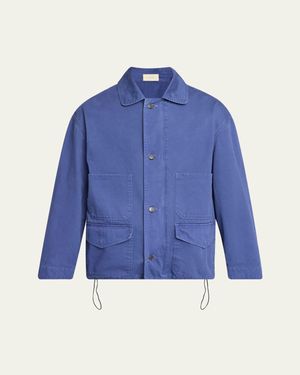 The Row Josha Chore Jacket - Blue