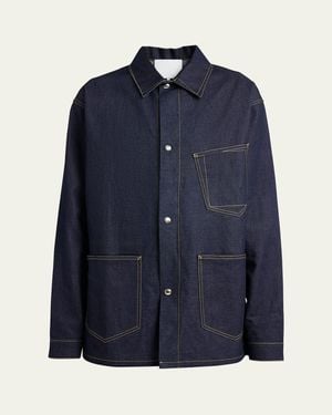 Setchu Paper Denim Jacket - Blue