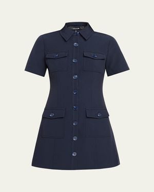 leather style dress Black Faux Leather Short Dress main image 0