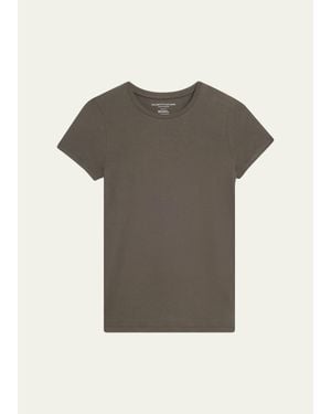 Majestic Filatures Soft Touch Short-Sleeve Crewneck T-Shirt - Gray