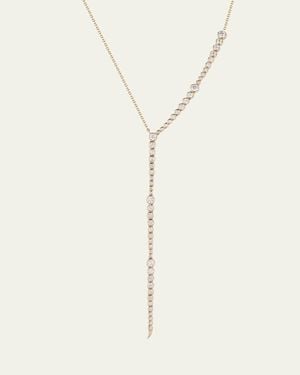 ONDYN Simone Necklace With Diamonds, 18"L - Natural