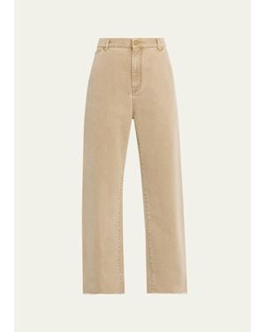 DARKPARK Sienna Loose Barrel Jeans - Natural