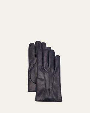 Mario Portolano Nappa Leather Gloves - Blue