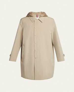 Moncler Miroir Long Parka - Natural