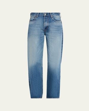 Moussy Loose Straight Jeans - Blue