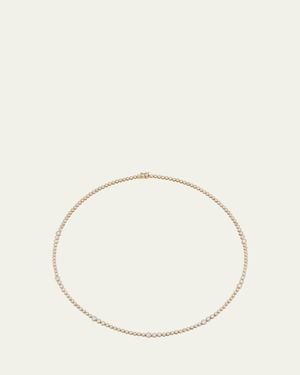 ONDYN Rainsun Tennis Necklace With Diamonds, 15"L - Natural