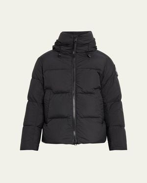 Canada Goose Crofton Matte Nylon Hooded Puffer Jacket - Blue