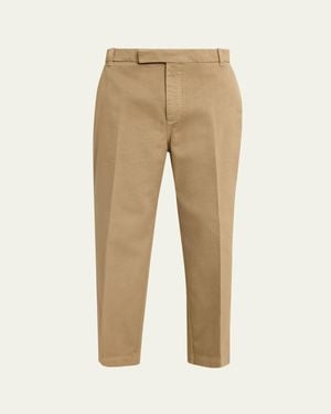 Thom Browne Garment-Dyed Chino Pants - Natural
