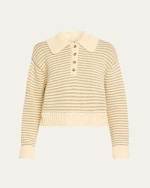 Ciao Lucia Doro Henley Sweater - Natural