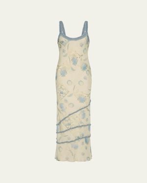 SIR. Cecile Ruffle Maxi Dress - White