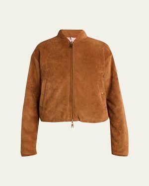 Moncler Blageon Reversible Down Corduroy Jacket - Brown
