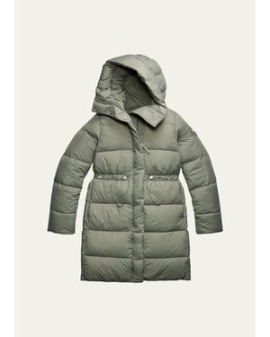 Canada Goose Montgomery Down Hooded Puffer Coat - Green
