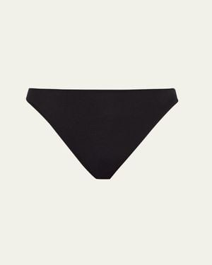 Videris Lingerie Whitney Mid-Rise Bikini Briefs - Black