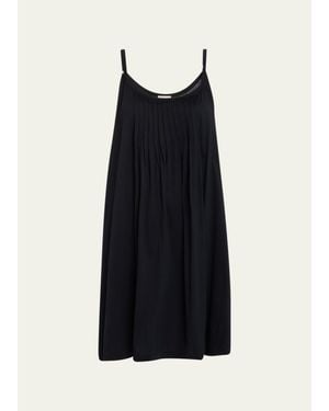Hanro Juliet Pleated Chemise - Black