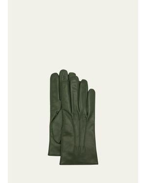 Mario Portolano Nappa Leather Gloves - Green