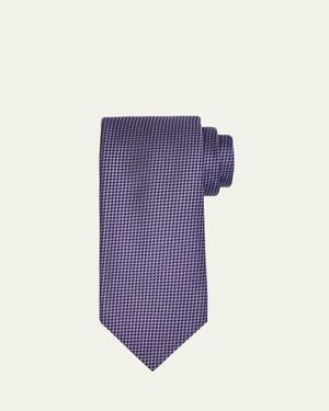 Tom Ford Jacquard Silk Tie - Purple